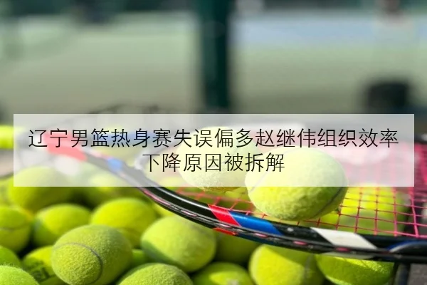 辽宁男篮热身赛失误偏多赵继伟组织效率下降原因被拆解